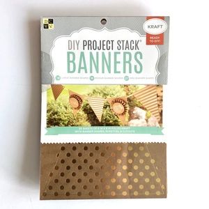 🌺2/15$ DCWV Kraft Banners Project Home Party